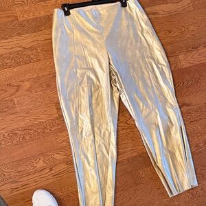 Vince Camuto Metallic Gold Pants